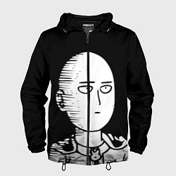 Ветровка с капюшоном мужская ONE-PUNCH MAN, цвет: 3D-черный