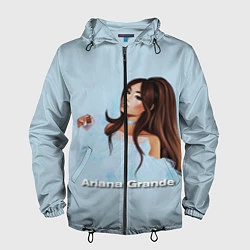 Ветровка с капюшоном мужская Ariana Grande Ариана Гранде, цвет: 3D-черный
