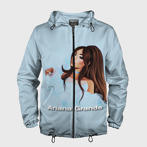 Мужская ветровка Ariana Grande Ариана Гранде / 3D-Черный – фото 1