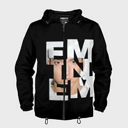 Ветровка с капюшоном мужская Eminem, цвет: 3D-черный