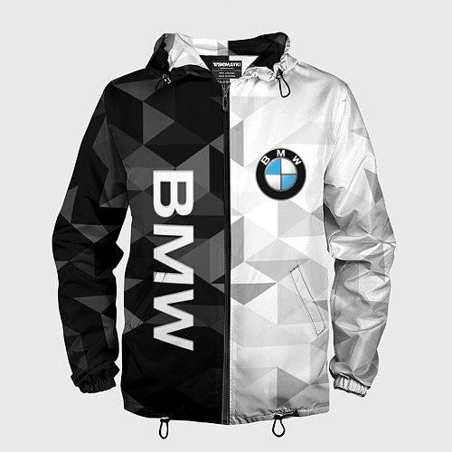 Мужская ветровка BMW / 3D-Черный – фото 1