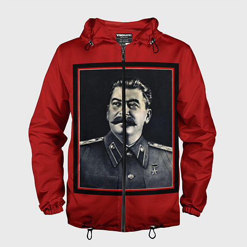 Мужская ветровка Сталин / 3D-Черный – фото 1