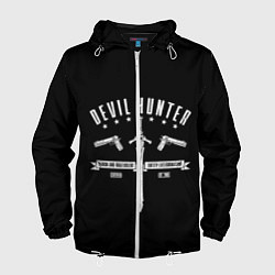 Ветровка с капюшоном мужская DMC, цвет: 3D-белый