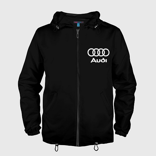 Мужская ветровка Audi / 3D-Черный – фото 1