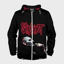 Ветровка с капюшоном мужская SLIPKNOT COREY, цвет: 3D-белый