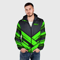 Ветровка с капюшоном мужская Need for Speed, цвет: 3D-черный — фото 2