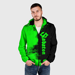 Ветровка с капюшоном мужская Sabaton, цвет: 3D-черный — фото 2