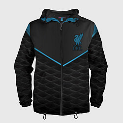 Ветровка с капюшоном мужская Liverpool FC, цвет: 3D-черный