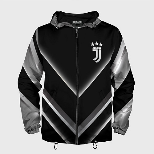 Мужская ветровка Juventus F C / 3D-Черный – фото 1