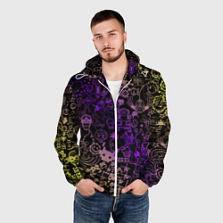 Ветровка с капюшоном мужская Игры, цвет: 3D-белый — фото 2