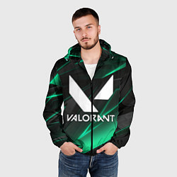 Ветровка с капюшоном мужская VALORANT, цвет: 3D-черный — фото 2