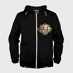 Ветровка с капюшоном мужская Path of Exile 8, цвет: 3D-белый