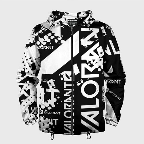 Мужская ветровка Valorant / 3D-Черный – фото 1