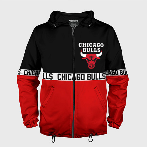 Мужская ветровка CHICAGO BULLS / 3D-Черный – фото 1