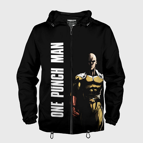Мужская ветровка One Punch Man / 3D-Черный – фото 1