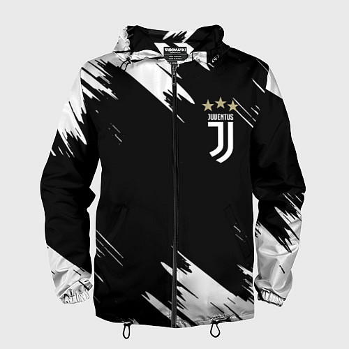 Мужская ветровка JUVENTUS / 3D-Черный – фото 1