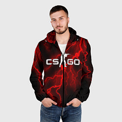 Ветровка с капюшоном мужская COUNTER STRIKE, цвет: 3D-черный — фото 2