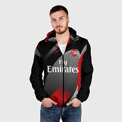 Ветровка с капюшоном мужская ARSENAL UNIFORM, цвет: 3D-черный — фото 2