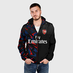 Ветровка с капюшоном мужская ARSENAL UNIFORM 2020, цвет: 3D-черный — фото 2