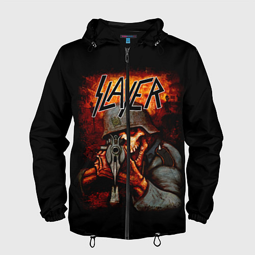 Мужская ветровка Slayer / 3D-Черный – фото 1