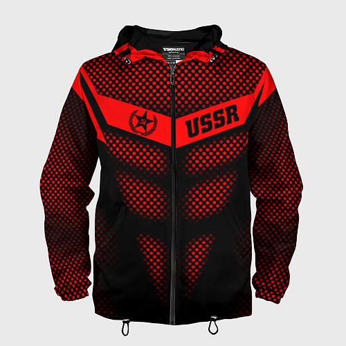 Мужская ветровка Экзоскелет СССР / 3D-Черный – фото 1