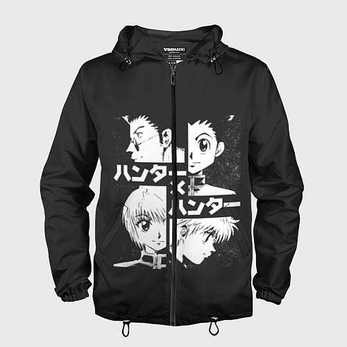 Мужская ветровка Hunter x Hunter / 3D-Черный – фото 1