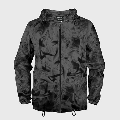Мужская ветровка Черная дымка / 3D-Черный – фото 1