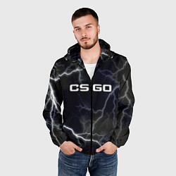 Ветровка с капюшоном мужская CS GO, цвет: 3D-черный — фото 2