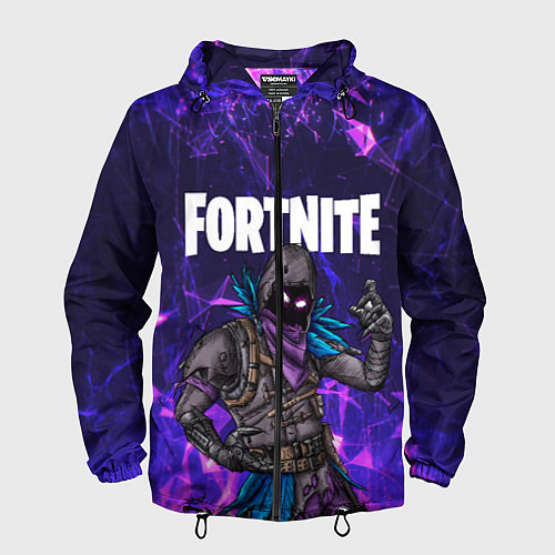 Мужская ветровка FORTNITE x RAVEN / 3D-Черный – фото 1