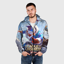 Ветровка с капюшоном мужская League of Legends МАСТЕР ЙИ, цвет: 3D-черный — фото 2