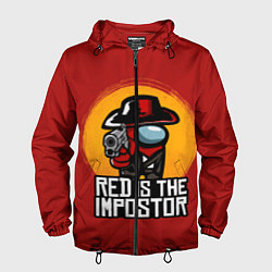 Мужская ветровка Red Is The Impostor