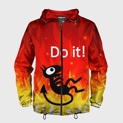 Мужская ветровка РАЗОЧАРОВАНИЕ ЛЮЦИ / 3D-Черный – фото 1