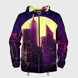 Мужская ветровка Неоновый город