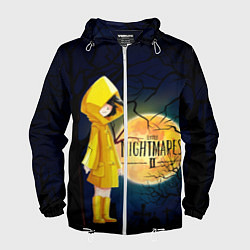 Ветровка с капюшоном мужская Little Nightmares 2, цвет: 3D-белый