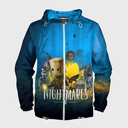 Ветровка с капюшоном мужская LITTLE NIGHTMARES 2, цвет: 3D-белый