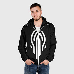 Ветровка с капюшоном мужская Nokk Rainbow Six Art 02, цвет: 3D-белый — фото 2