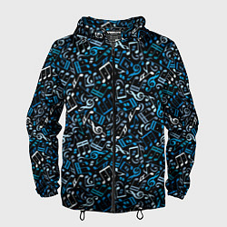 Мужская ветровка Ноты