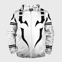 Ветровка с капюшоном мужская ИТАДОРИ ТАТУ JUJUTSU KAISEN, цвет: 3D-белый