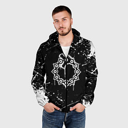 Ветровка с капюшоном мужская 7 СМЕРТНЫХ ГРЕХОВ МЕЛИОДАС, цвет: 3D-черный — фото 2