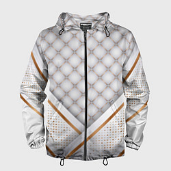 Мужская ветровка Luxury white & Gold