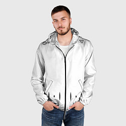 Ветровка с капюшоном мужская ФОРМА КАПИТАНА ГОТЕЙ 13 СПИНА, цвет: 3D-черный — фото 2