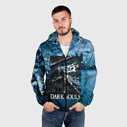 Ветровка с капюшоном мужская DARKSOULS Project Dark, цвет: 3D-черный — фото 2