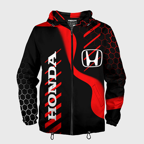 Мужская ветровка HONDA ХОНДА СПОРТ / 3D-Черный – фото 1