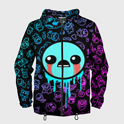 Ветровка с капюшоном мужская Blue Isaac, цвет: 3D-черный