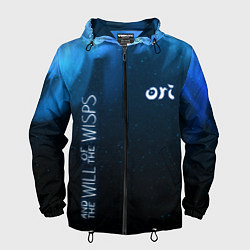 Ветровка с капюшоном мужская Ori Logo Ori and the Will of the Wisps Z, цвет: 3D-черный