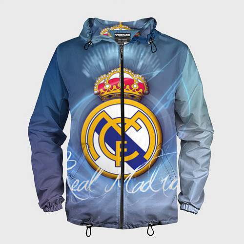 Мужская ветровка FC РЕАЛ МАДРИД / 3D-Черный – фото 1
