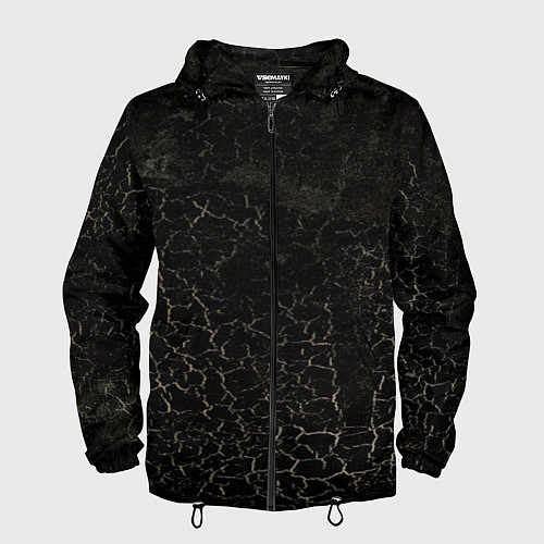 Мужская ветровка Квадрат Малевича как фон / 3D-Черный – фото 1
