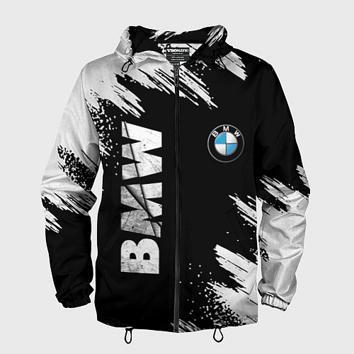 Мужская ветровка BMW GRUNGE БМВ ГРАНЖ / 3D-Черный – фото 1