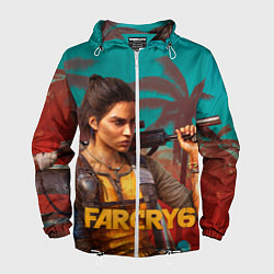 Ветровка с капюшоном мужская Far Cry Dani Rojas, цвет: 3D-белый