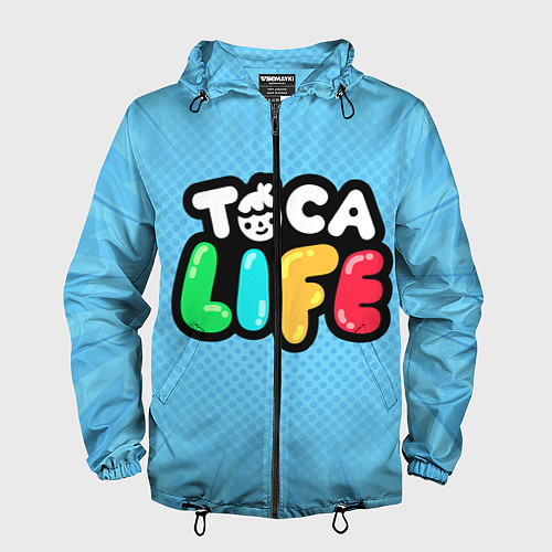Мужская ветровка Toca Life: Logo / 3D-Черный – фото 1